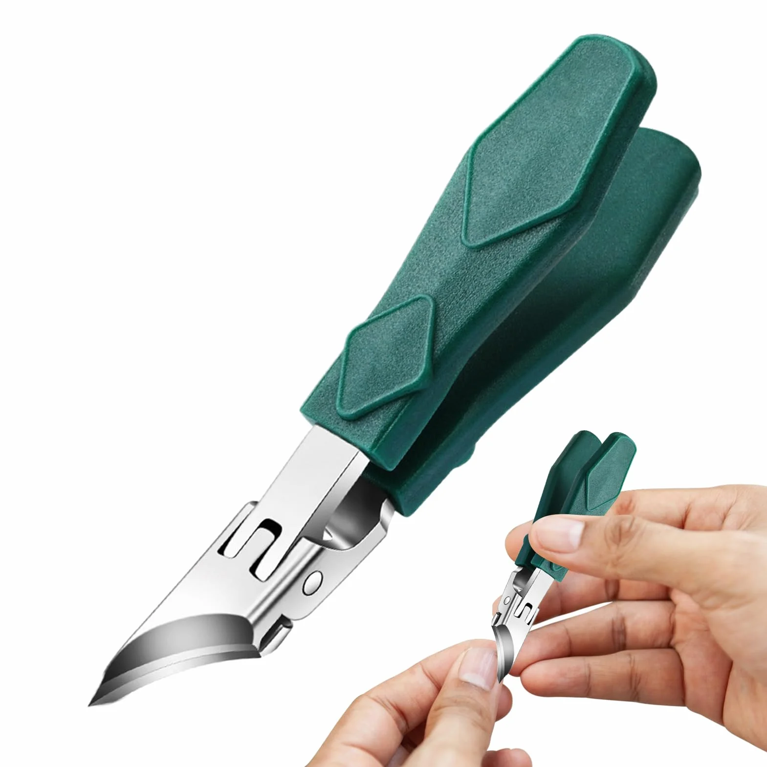Pince à Ongles Incarnés Coupe-Ongles Design Ergonomique Biseauté Anti-Éclaboussures