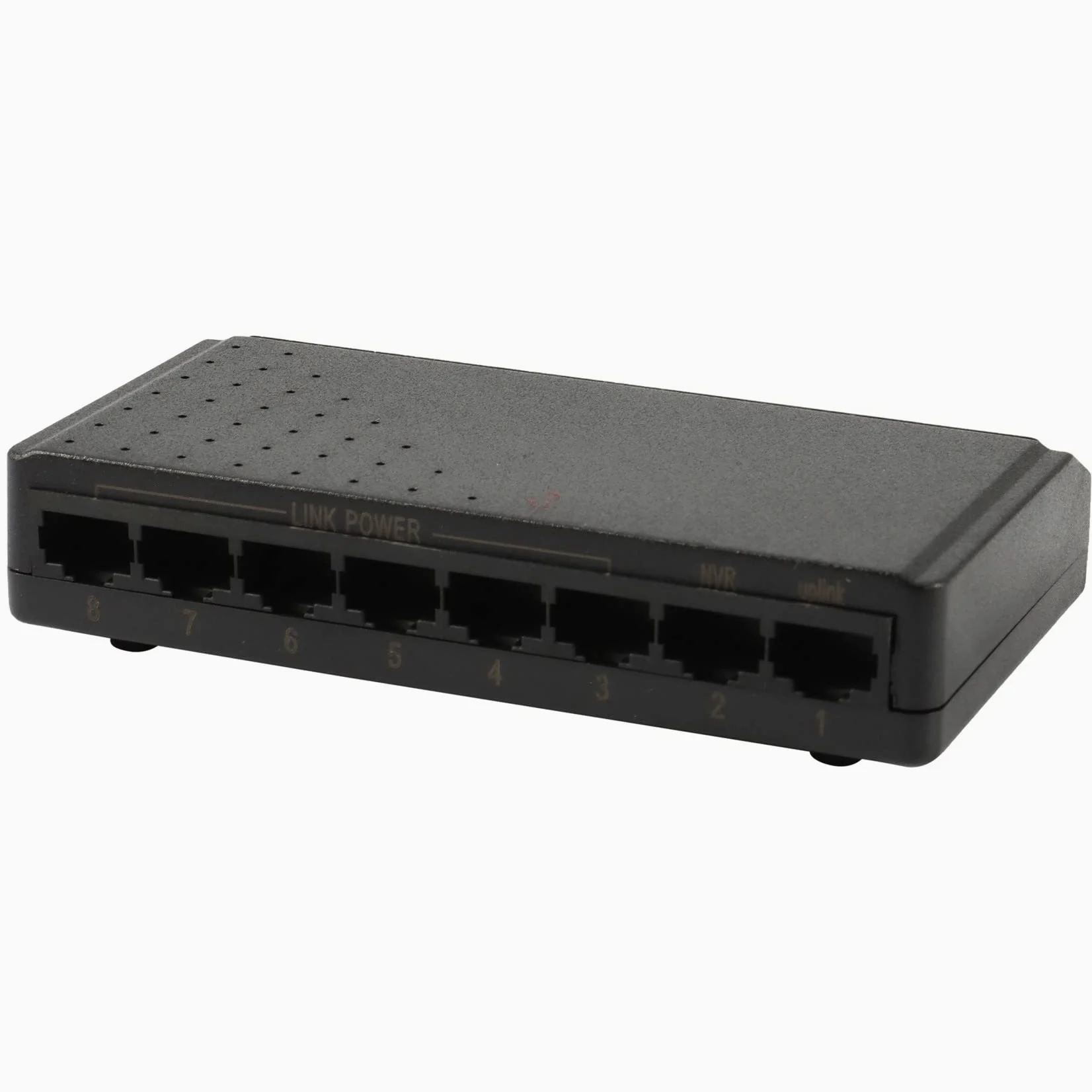 5X Alimentation D'Injecteur de Commutateur 8 Ports 6 + 2 POE sur Ethernet RJ45 sans Adaptateur Secteur Système de Réseau Familial 10 / 100M pour Caméras