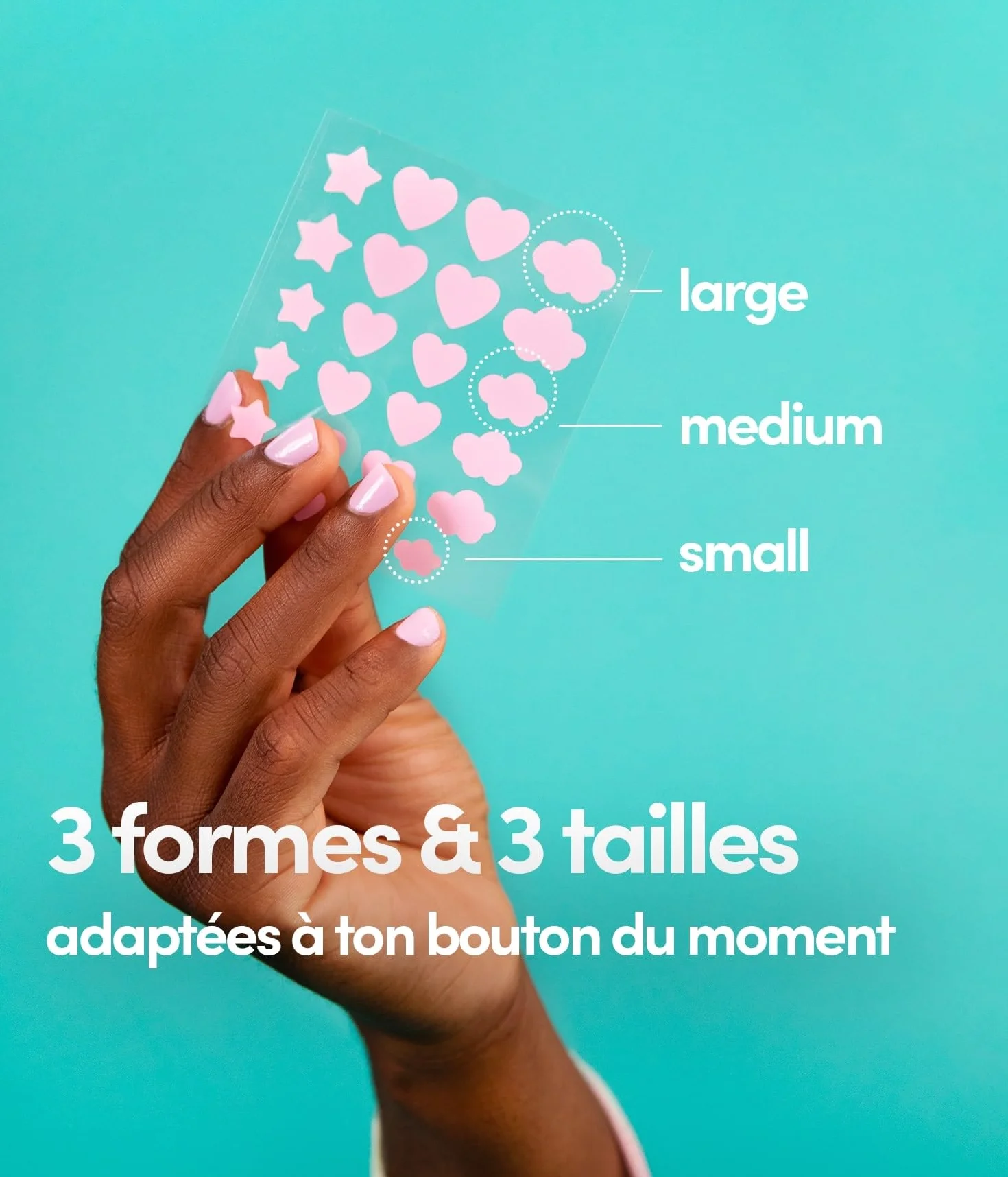 Merci Handy Patchs Boutons 24 Patchs Technologie Hydrocolloïde Acide Salicylique