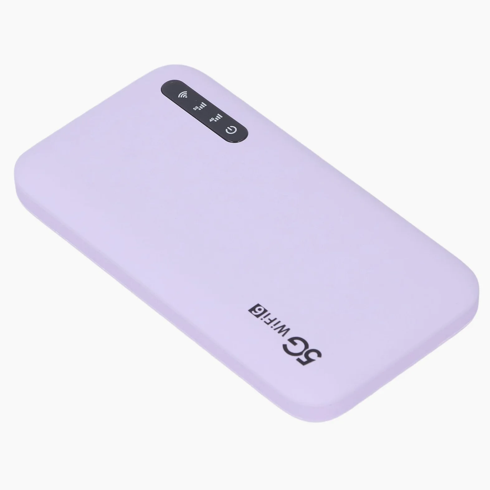 Point D'accès Mobile 5G, Routeur Wi-FI Haut Débit de Wi-FI 6 avec Emplacement pour Carte Nano SIM, Compatible avec 16 Appareils, Batterie 6100 MAh, Point D'accès Wi-FI Portable
