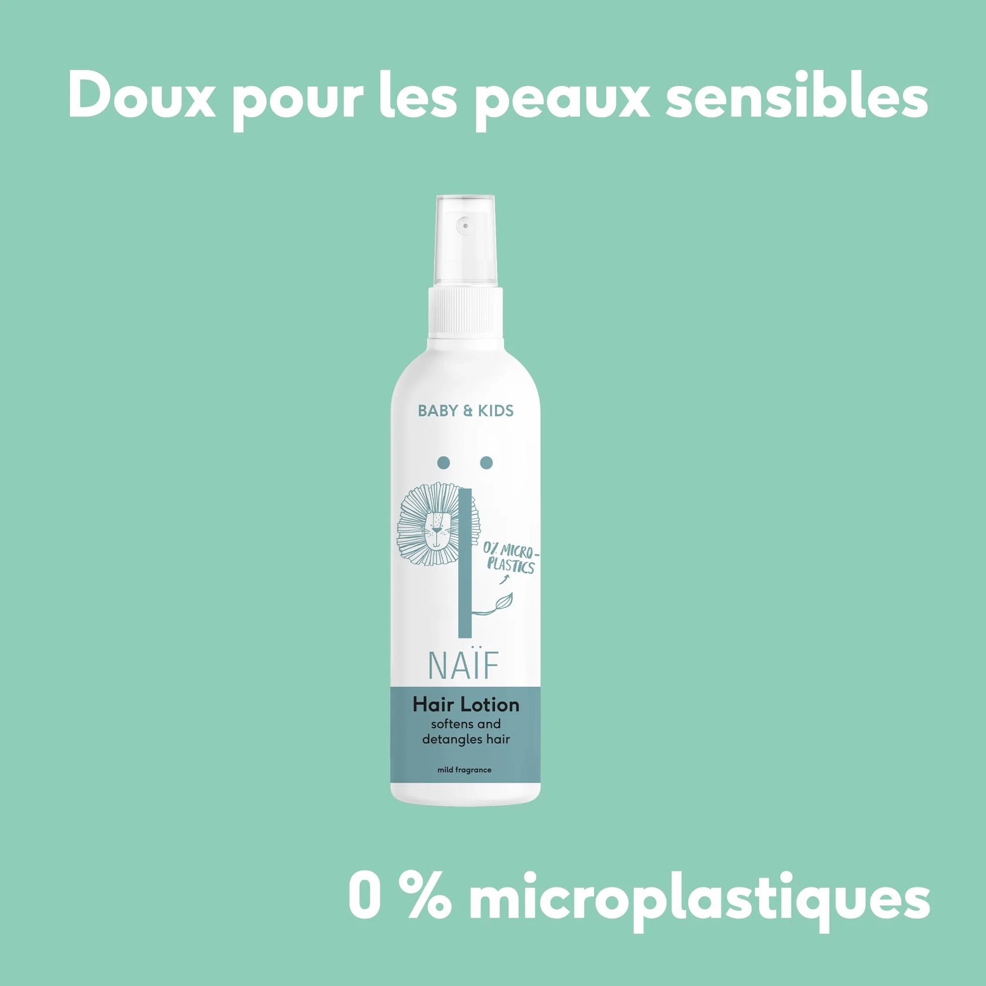 Naïf Spray Démêlant Facile Bébé & Enfant Hydratant 150 ml