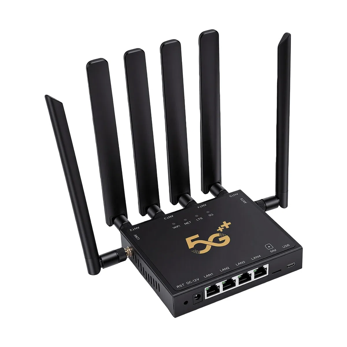 Pissente Routeur Industriel 5G, Routeur Double SIM avec Verrouillage de