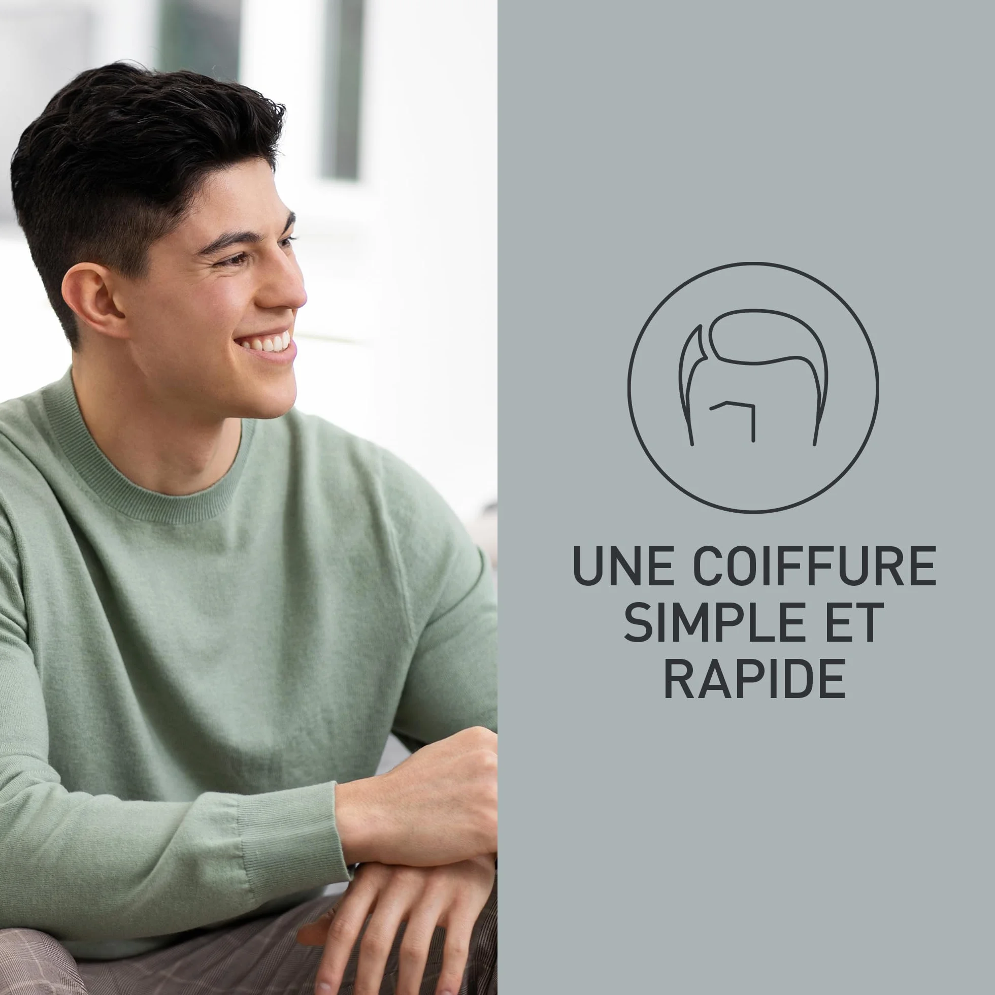 Panasonic ER-GC53-K503 Tondeuse à Cheveux Hommes Sans Fil Étanche 19 Réglages Longueur Noir