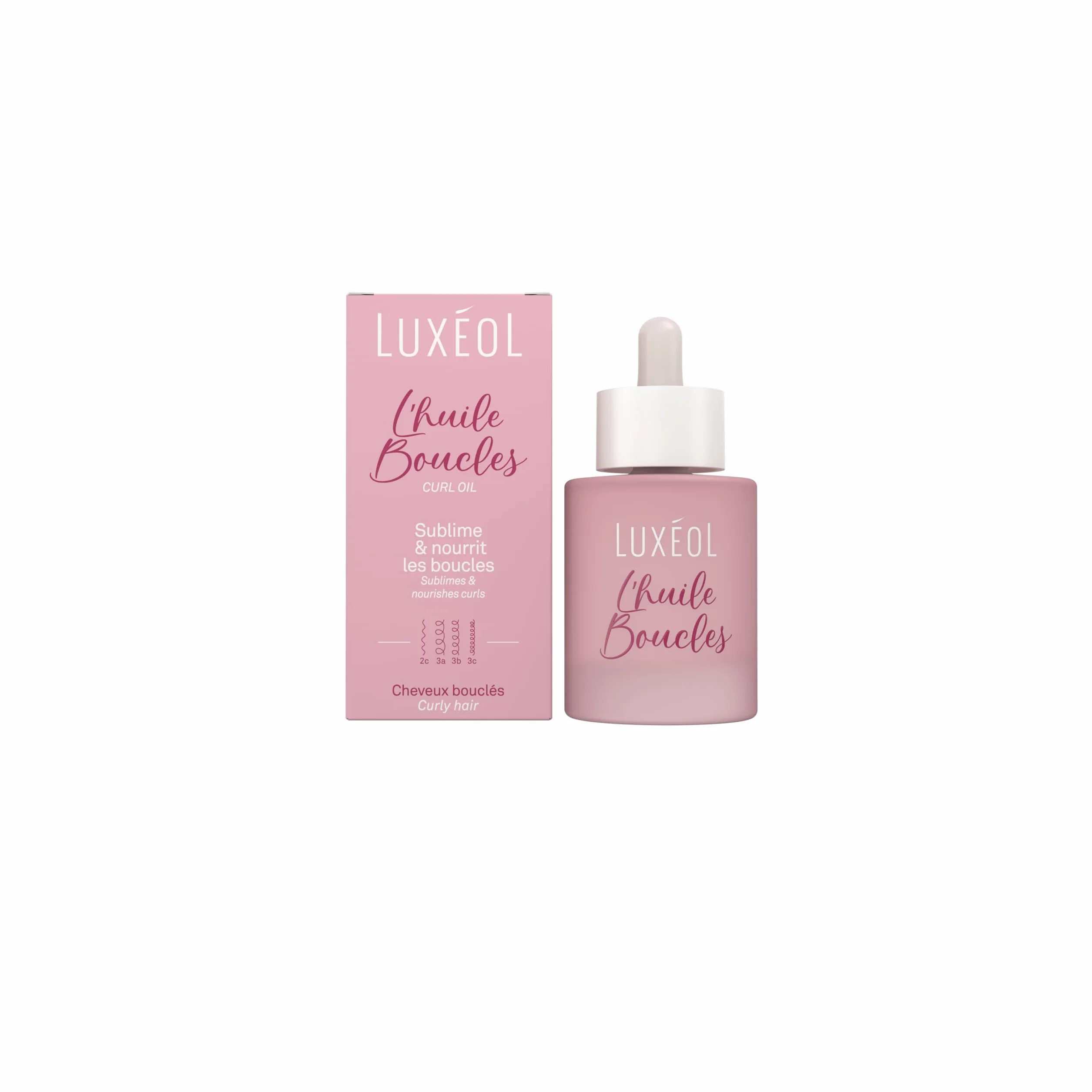 LUXÉOL L'Huile Boucles 50 ml - Nourrit, protège et sublime les boucles