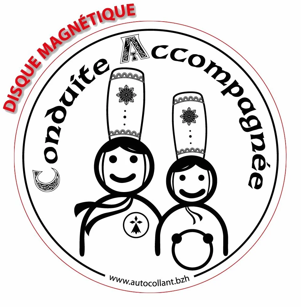 Disque Magnétique Conduite Accompagnée Bretonnes