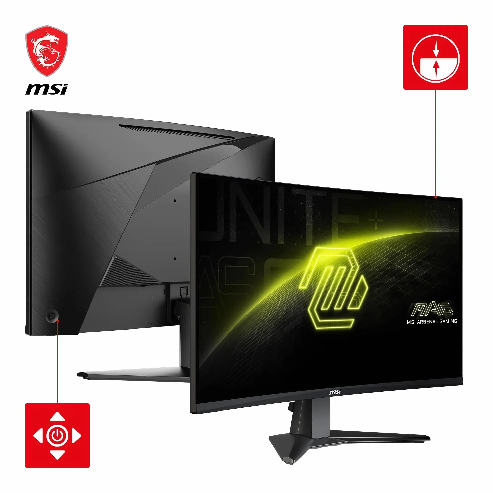 MSI MAG 27C6X Écran Gaming incurvé 27" FHD