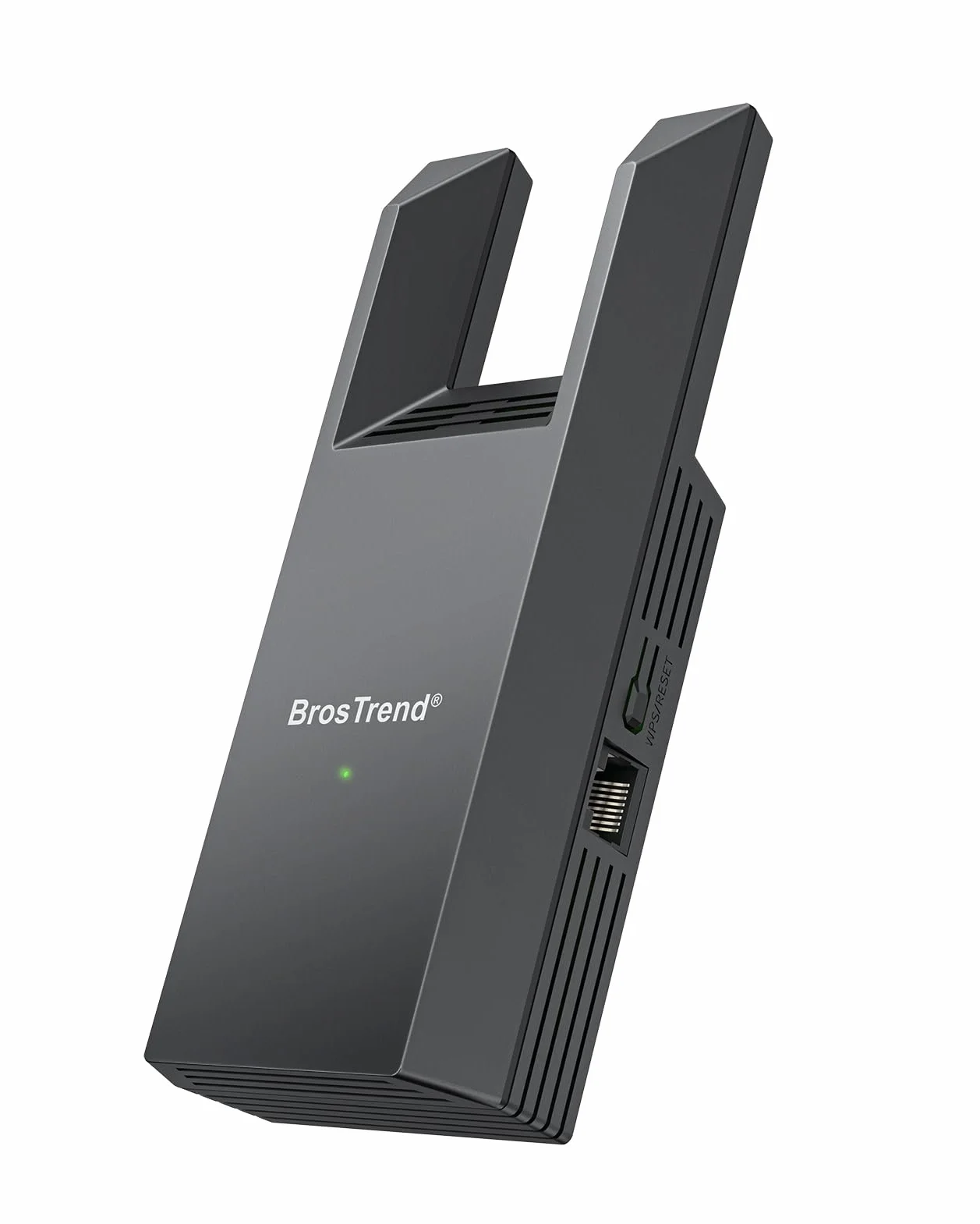 BrosTrend AC1200 Adaptateur WiFi Ethernet avec Port LAN Gigabit, Pont WiFi Bi-Bande 2.4GHz & 5GHz, Antenne Wi-Fi vers RJ45