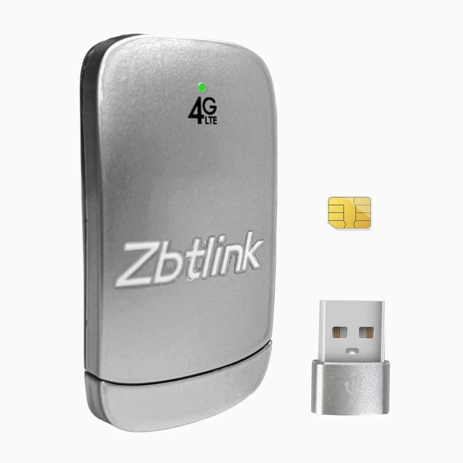Dongle 4G LTE USB-C, point d'accès mobile portable, terminal de données 4G, mini modem routeur cellulaire avec fente pour carte SIM, Plug and Play, débloqué