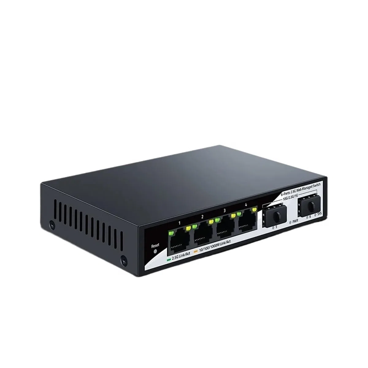 Commutateur Vidéo, Commutateur réseau géré GoodTop 2,5 GbE 6 ports 2,5 GBASE-T