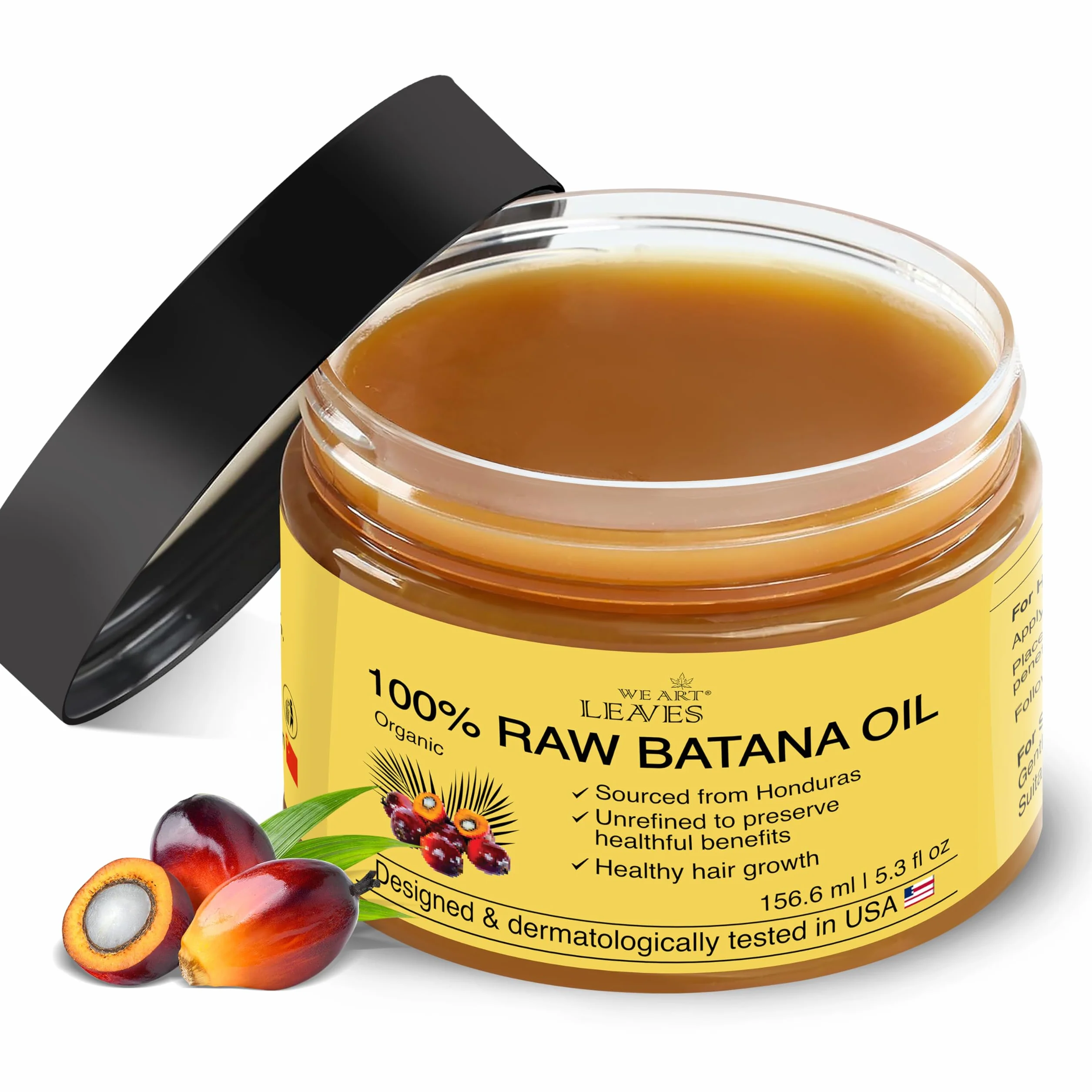 Huile de batana du Honduras 156 ml 100% naturelle pour cheveux et cuir chevelu