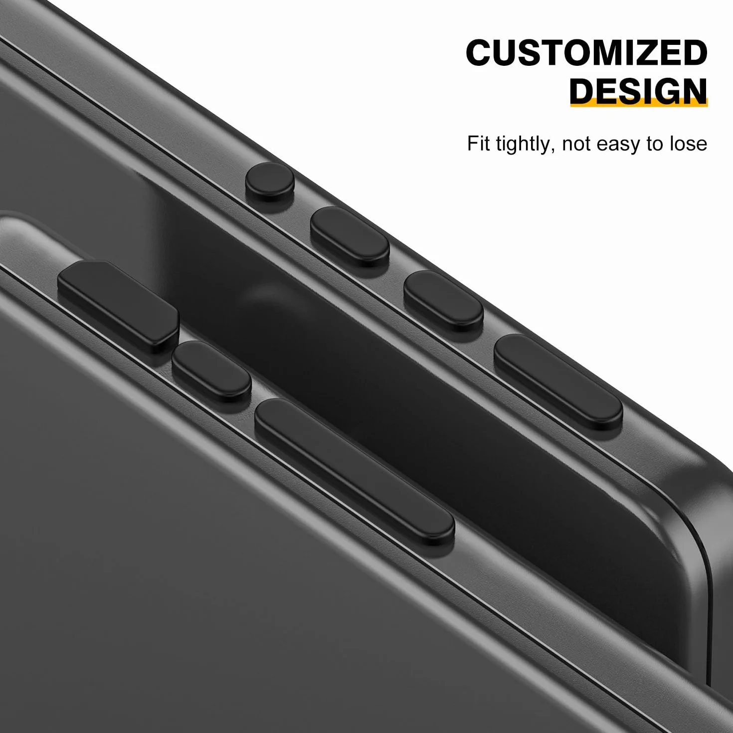 Bouchons anti-poussière en silicone pour MacBook Pro 14" 16" M5 M4 M3 M2 M1 Pro Max 2025-2021 Lot de 14