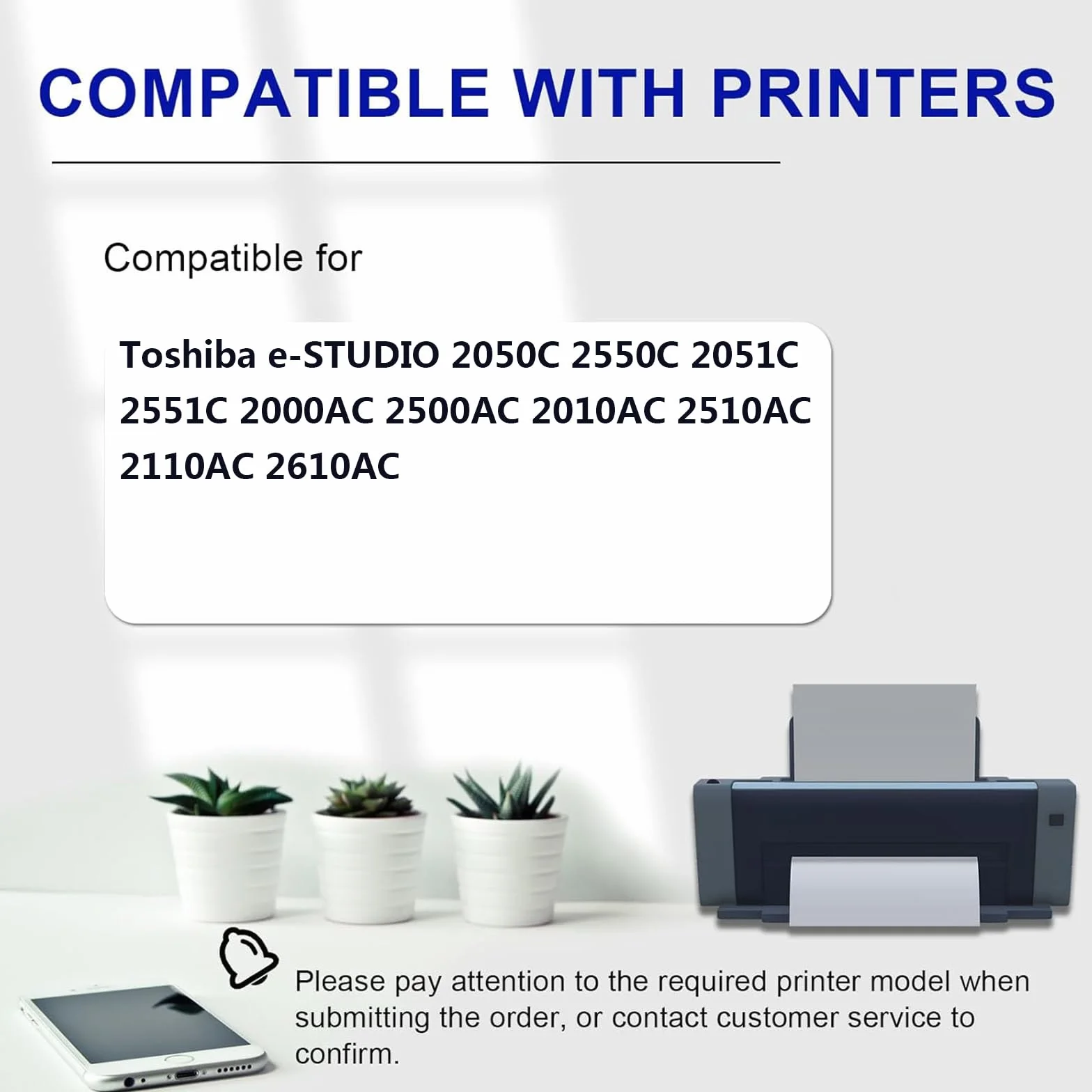 Bac de Récupération de Toner Compatible pour Toshiba e-Studio 2050C 2550C 2051C 2551C 2000AC 2500AC 2010AC 2510AC 2110AC 2610AC Imprimantes