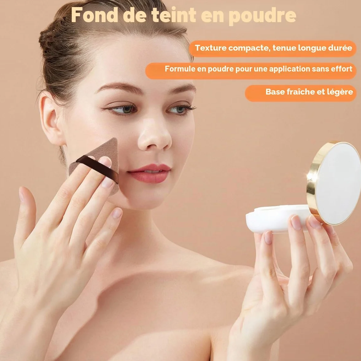 Ensemble De 40 Pinceaux De Maquillage Professionnel, Fibres Synthétiques, Fond De Teint Mélangé