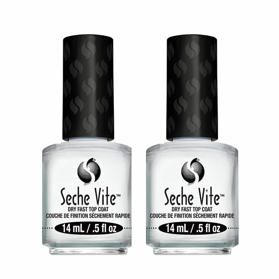 Seche Vite Dry Fast Top Coat 0.5oz 2 Pack