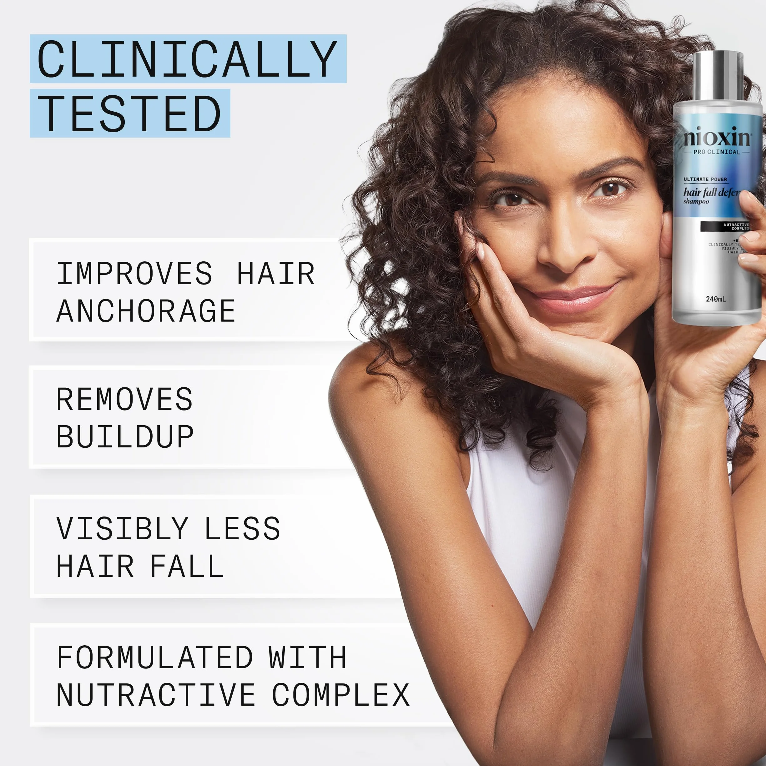 Nioxin Anti Hair Loss Shampoo 240ml - Shampooing Anti-Chute