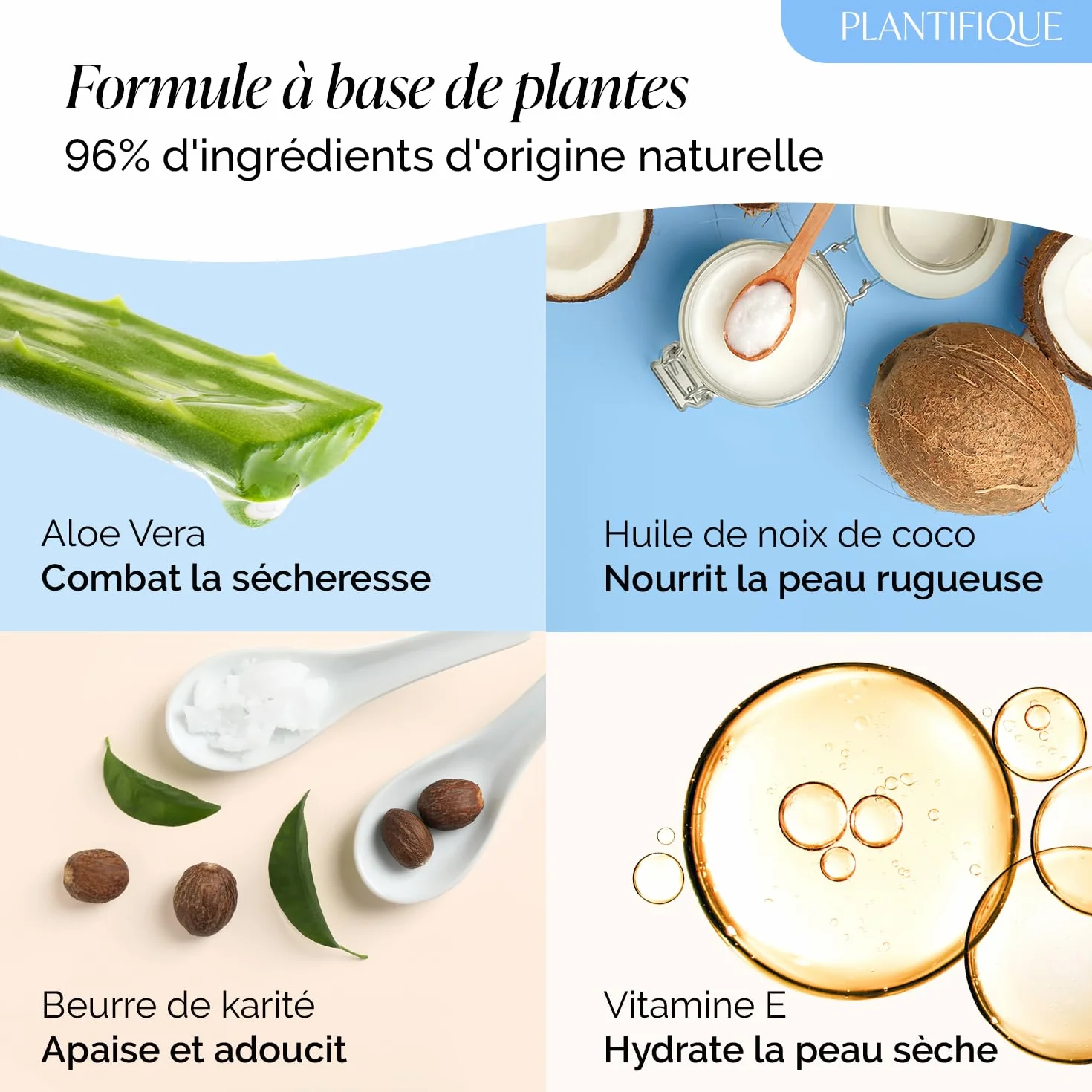 PLANTIFIQUE Masque Soin Pied Crème Talons Très Secs Abîmés Chaussette Hydratante 2 Paires