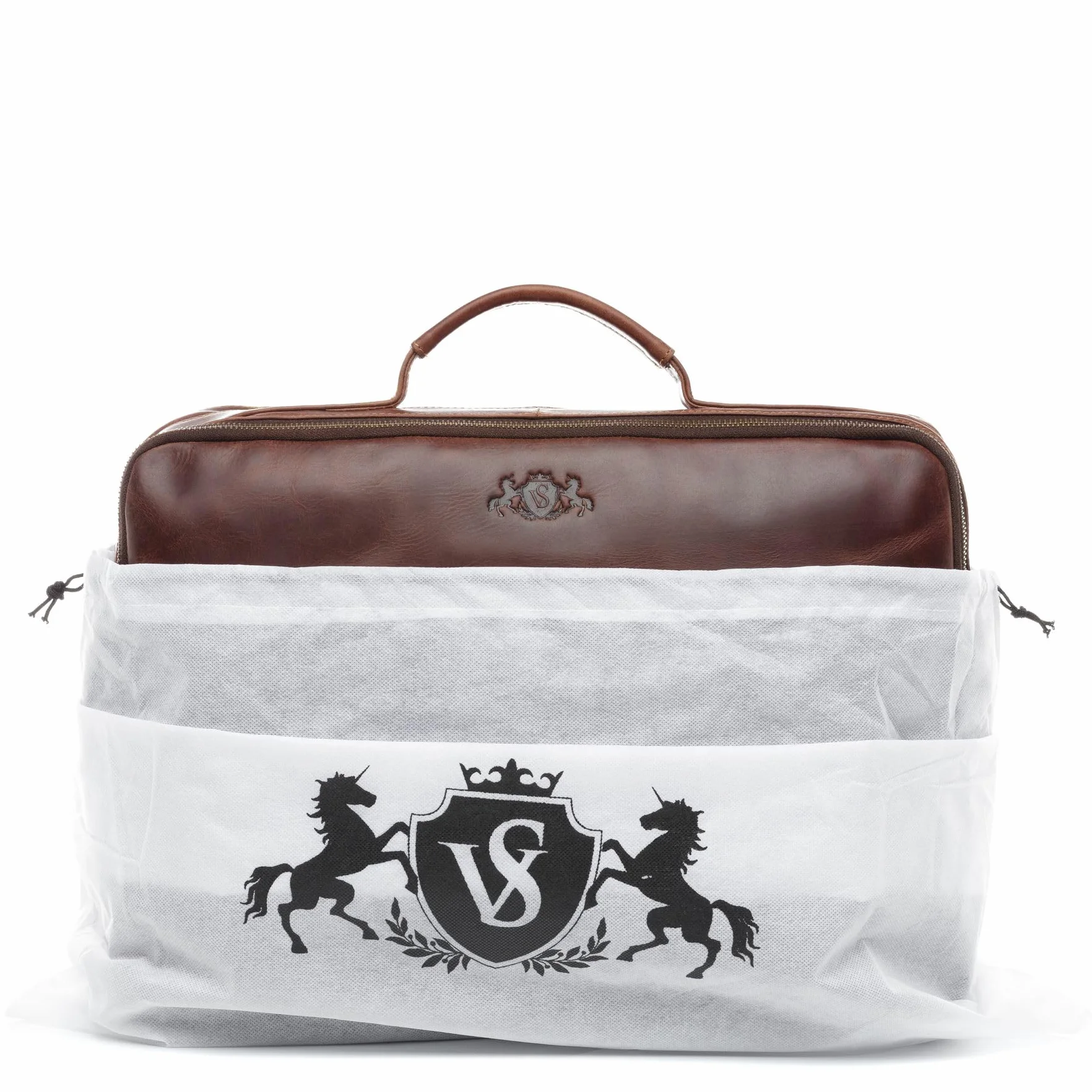 SID & VAIN Sac Ordinateur Portable Cuir véritable 15.4 Pouces Simon Mallette Professionnelle bandoulière XL Grand pour Hommes et Femmes Serviette de Travail Etudiante Marron
