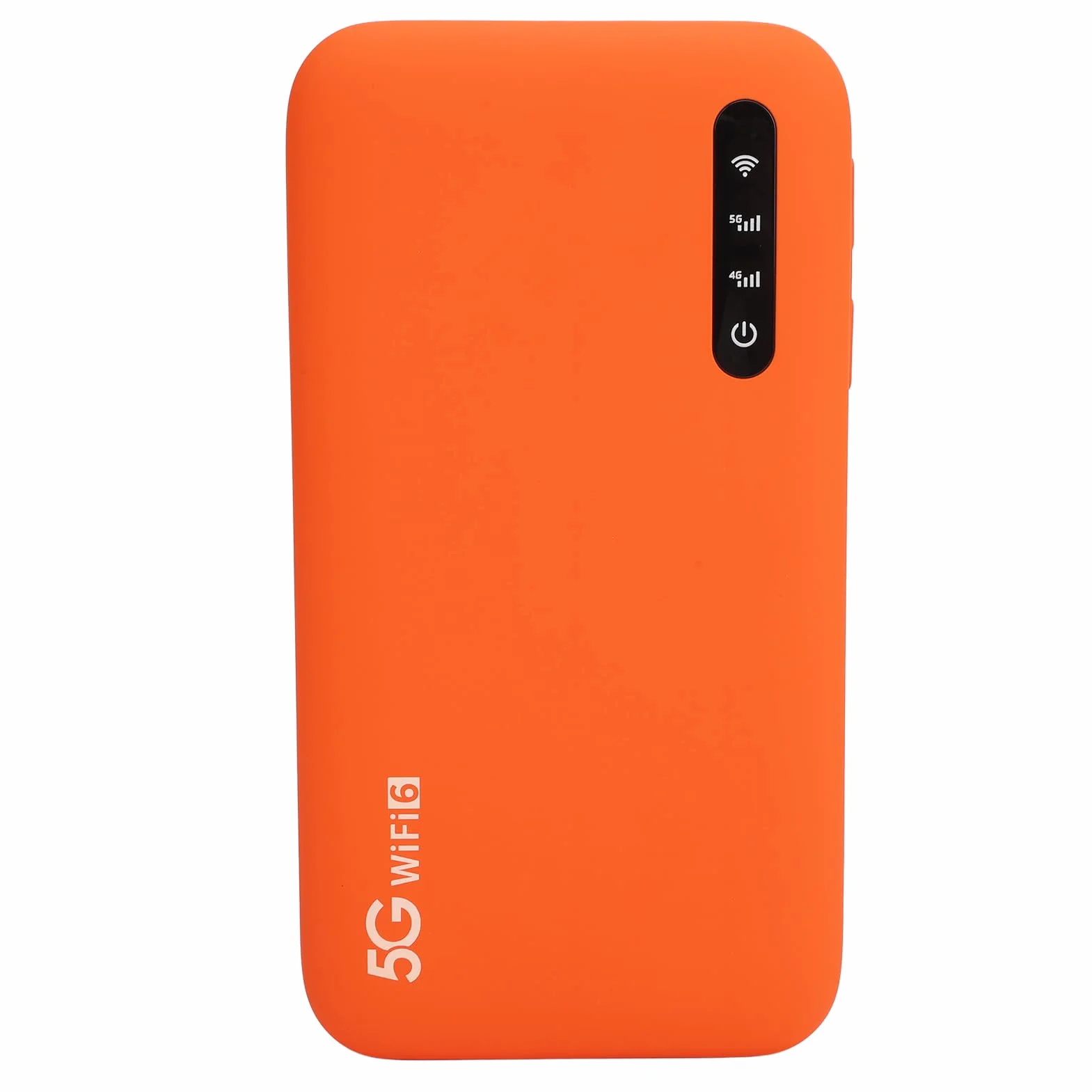Routeur Portable Wi-FI 6 Double Bande 5G, Point D'accès Mobile Haut Débit, avec Emplacement pour Carte SIM, Compatible avec 16 Appareils et Batterie 6100 MAh