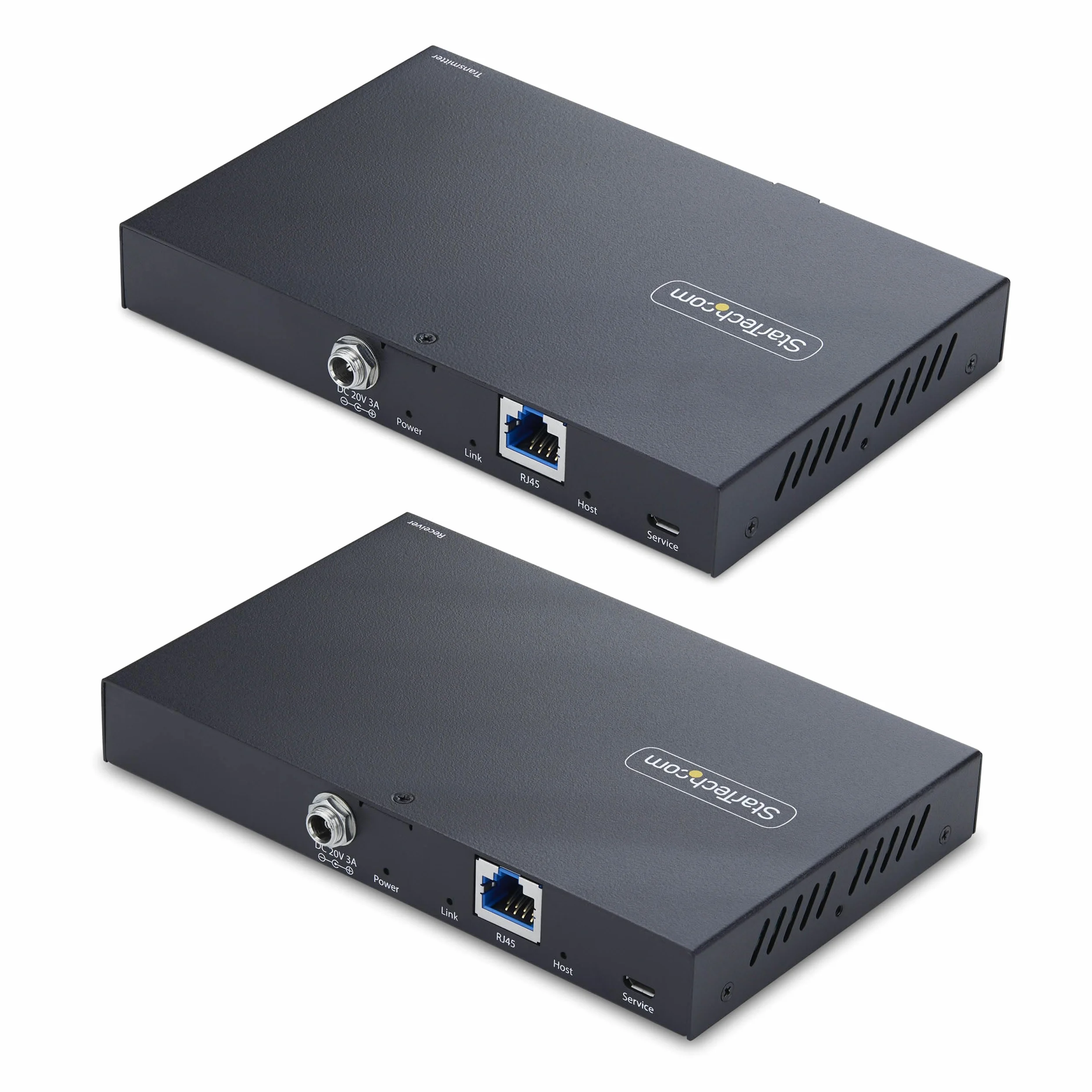StarTech Extension USB 3.0 4 Ports sur Ethernet 100m Via RJ45 Cat6a Cat8 | Hub 4x USB-A 5 Gbps, Périphériques USB distants, HDBaseT, PoC, C10043-USB-EXTENDER