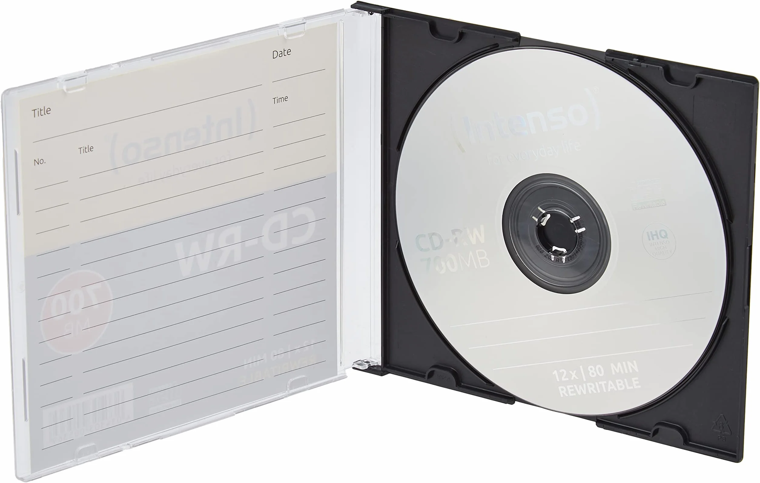 Intenso 700MB 52x CD-R Cake Box Pack de 10 Anti-Scratch