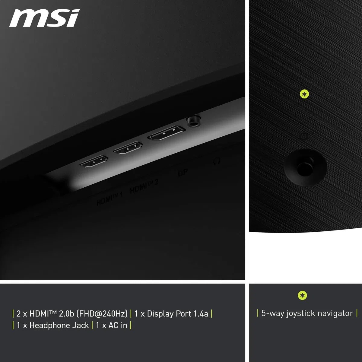 MSI MAG 32C6X Écran Gaming incurvé 31.5" FHD