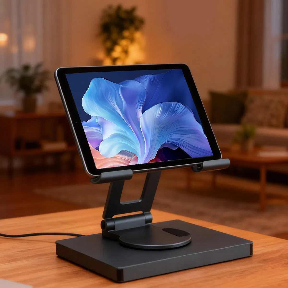Greensen 7 en 1 Hub USB C, Support de Charge Pivotant à 360 Degrés Station d'accueil pour Ordinateur Portable avec Charge PD 100W 4K 30Hz USB 3.0, pour Pro Air XPS
