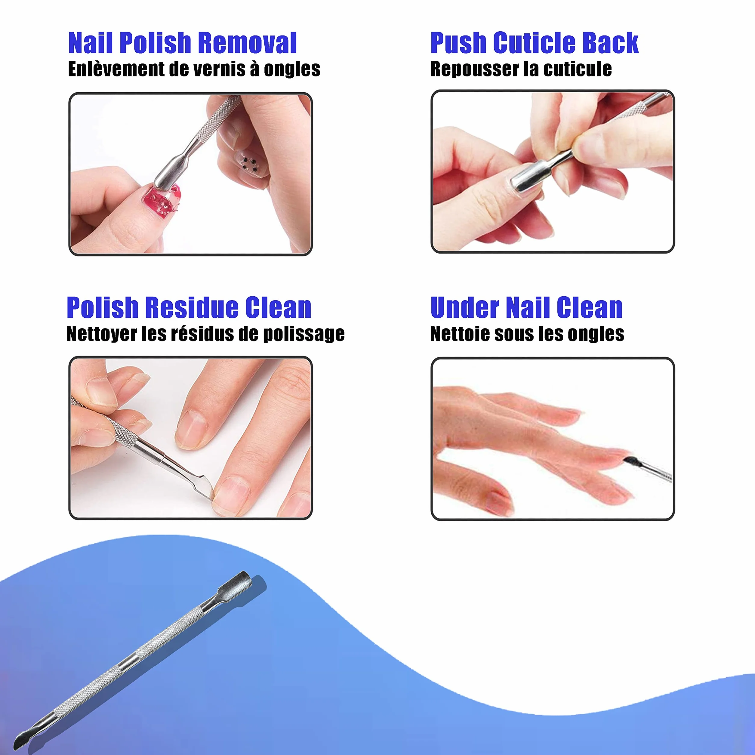 Longivia® Pince Coupante de Precision en Acier Inoxydable pour Cuticules, Pédicure et Manucure