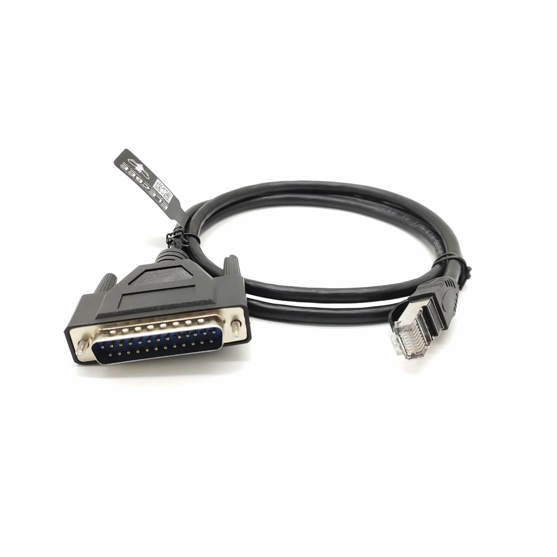 Câble console modem Ethernet mâle DB25 vers RJ45 1M