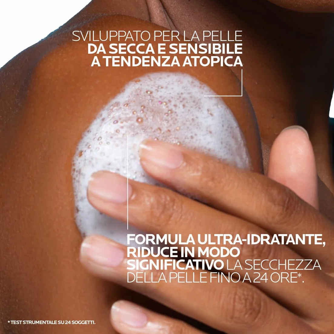 La Roche-Posay Lipikar Huile Lavante AP+ Recharge Huile de Douche Anti-irritation Peaux Sèches Atopique Eczéma Beurre de Karité Niacinamide
