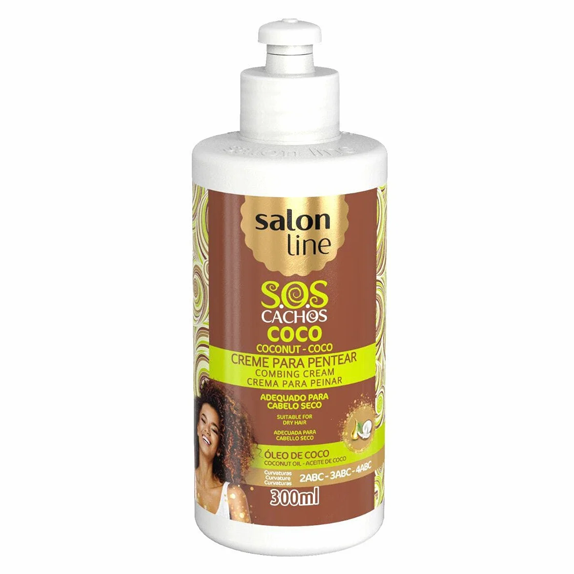 Salon Line Creme de Pentear SOS Cachos coco 300 ml