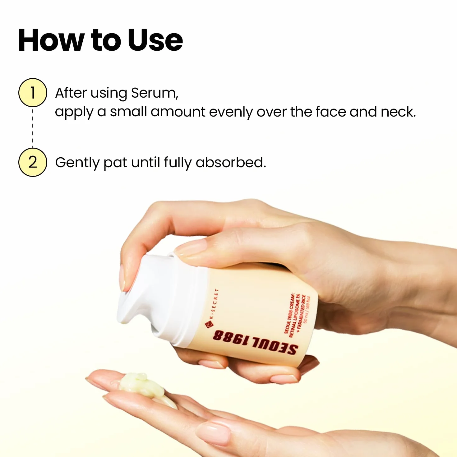 KSECRET SEOUL 1988 Crème visage anti-âge 1% liposome rétinien riz fermenté 50 ml