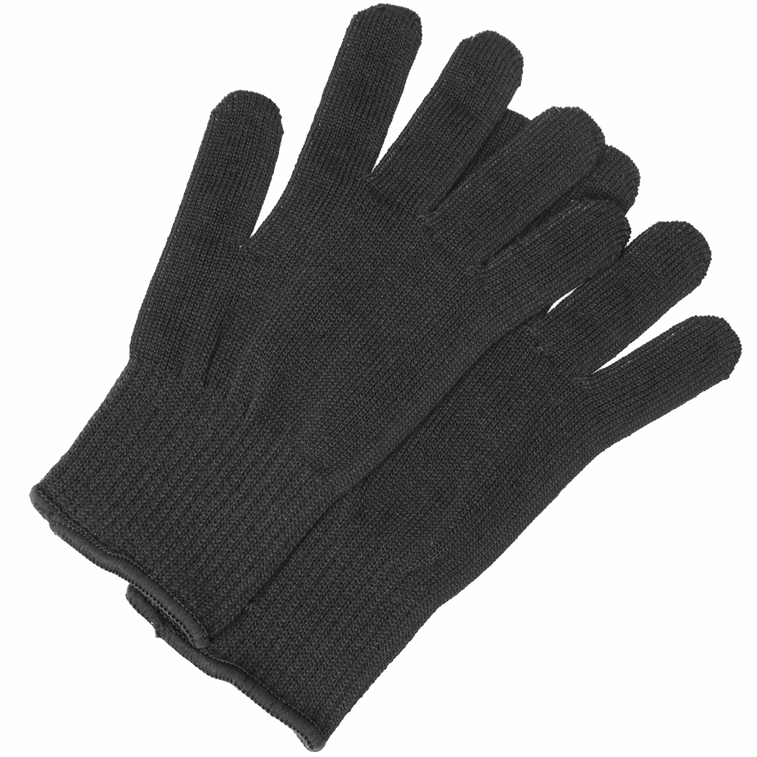 Yoosso Lot de 2 gants résistants à la chaleur, protection fer à friser, outil capillaire noir