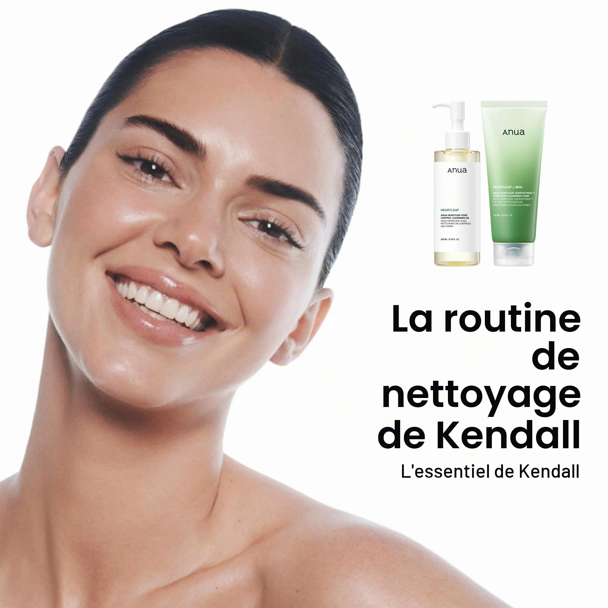 ANUA Heartleaf Nettoyant Visage Moussant Mousse Nettoyante Acide Salicylique BHA 150ml