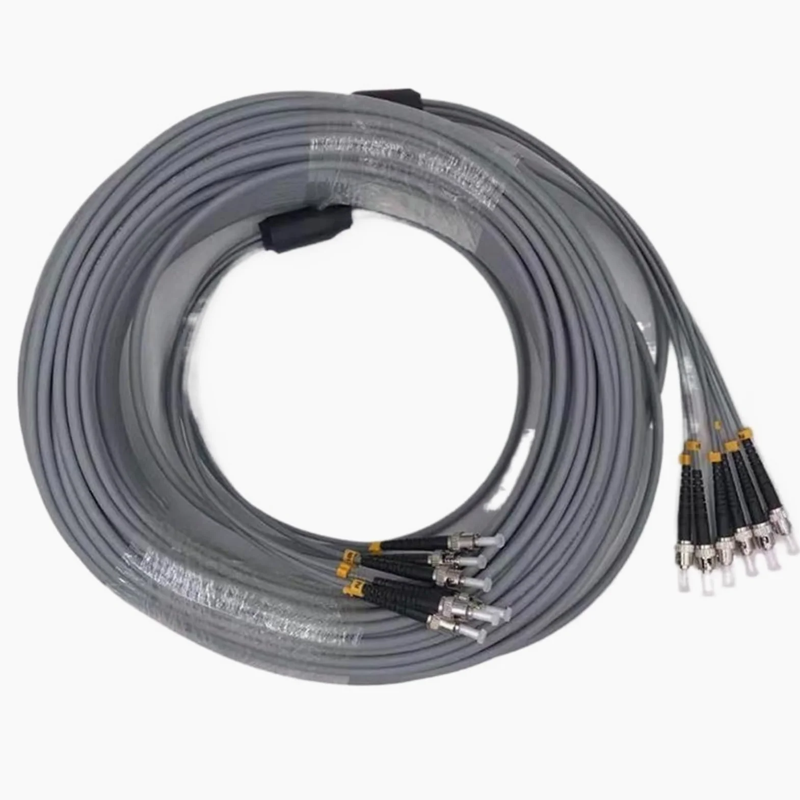 Cordon de raccordement en fibre optique blindée 6 conducteurs OM1 OM2 MM 200M250M 6C SC LC FC STA Multimode 6 (150 m OM2 SC-SC)