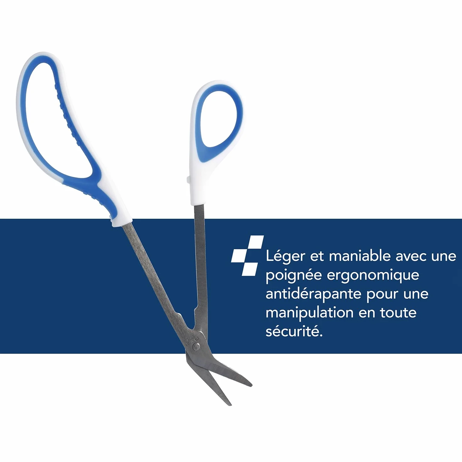 Ciseaux pour ongles avec poignée extra longue