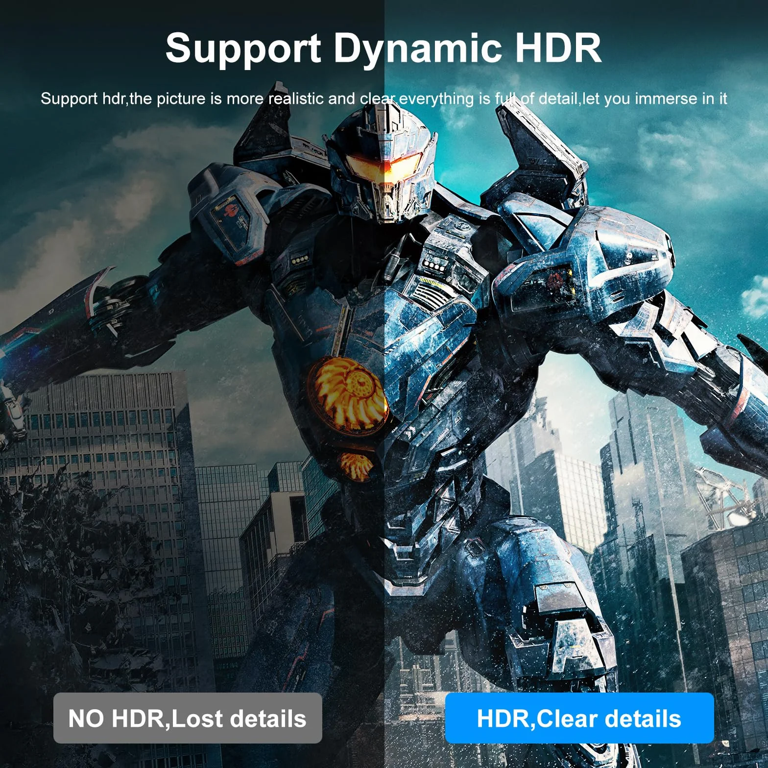 Câble DisplayPort 2.1 16K 10M DP à DP 240Hz HDR G-Sync Free-Sync pour Moniteur Gaming