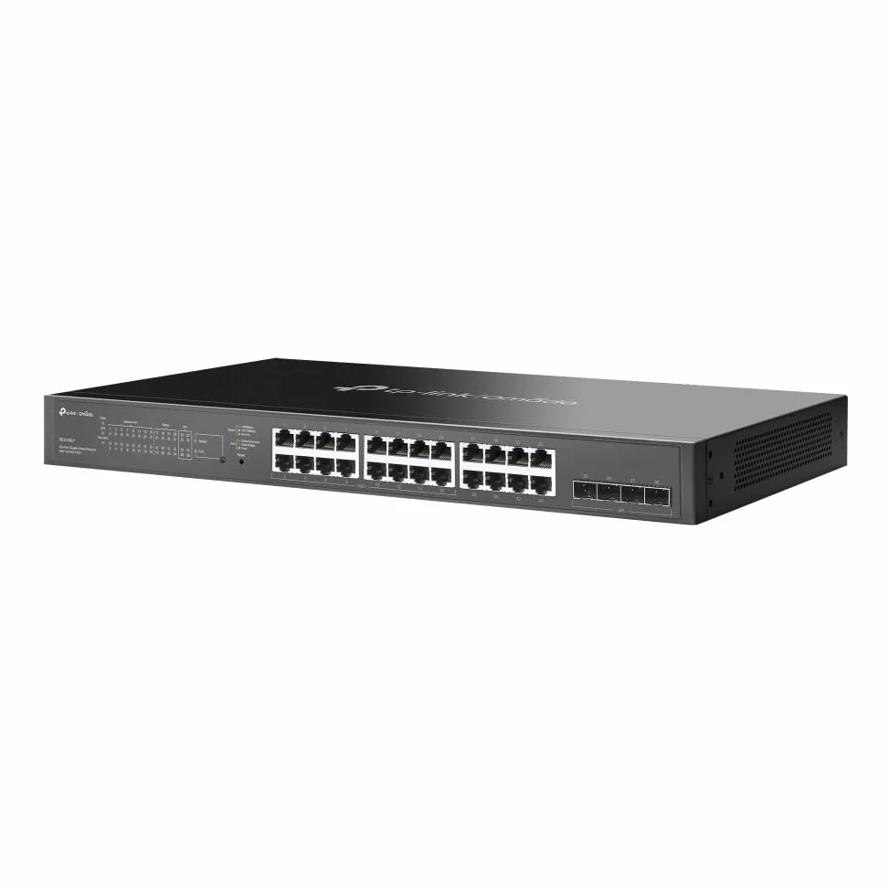 TP-Link Omada Switch PoE Gigabit 28 Ports RJ45, 24 Ports PoE+, SG2428LP | Puissance PoE 250 W, Gestion centralisée via l'application Omada, Compatible Caméra IP/Point d'Accès/WiFi/Routeur, Idéal PME