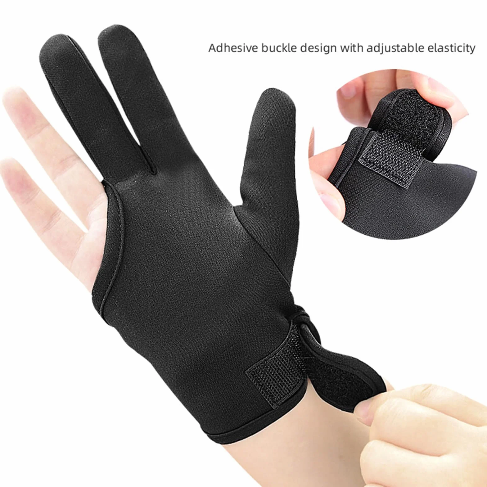 Gants protecteurs de chaleur mitaines élastiques professionnels barrière thermique lavable machine sécurité curling 3 doigts