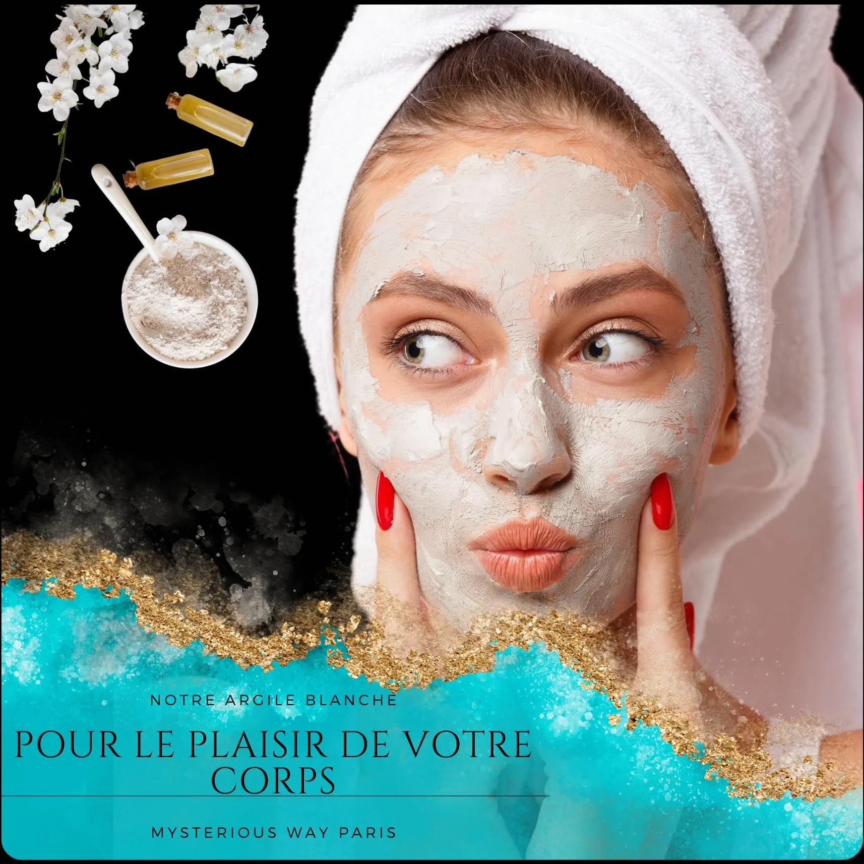 Argile 200gr Poudre Naturel Masque Visage Corps Gommage Détoxifiant