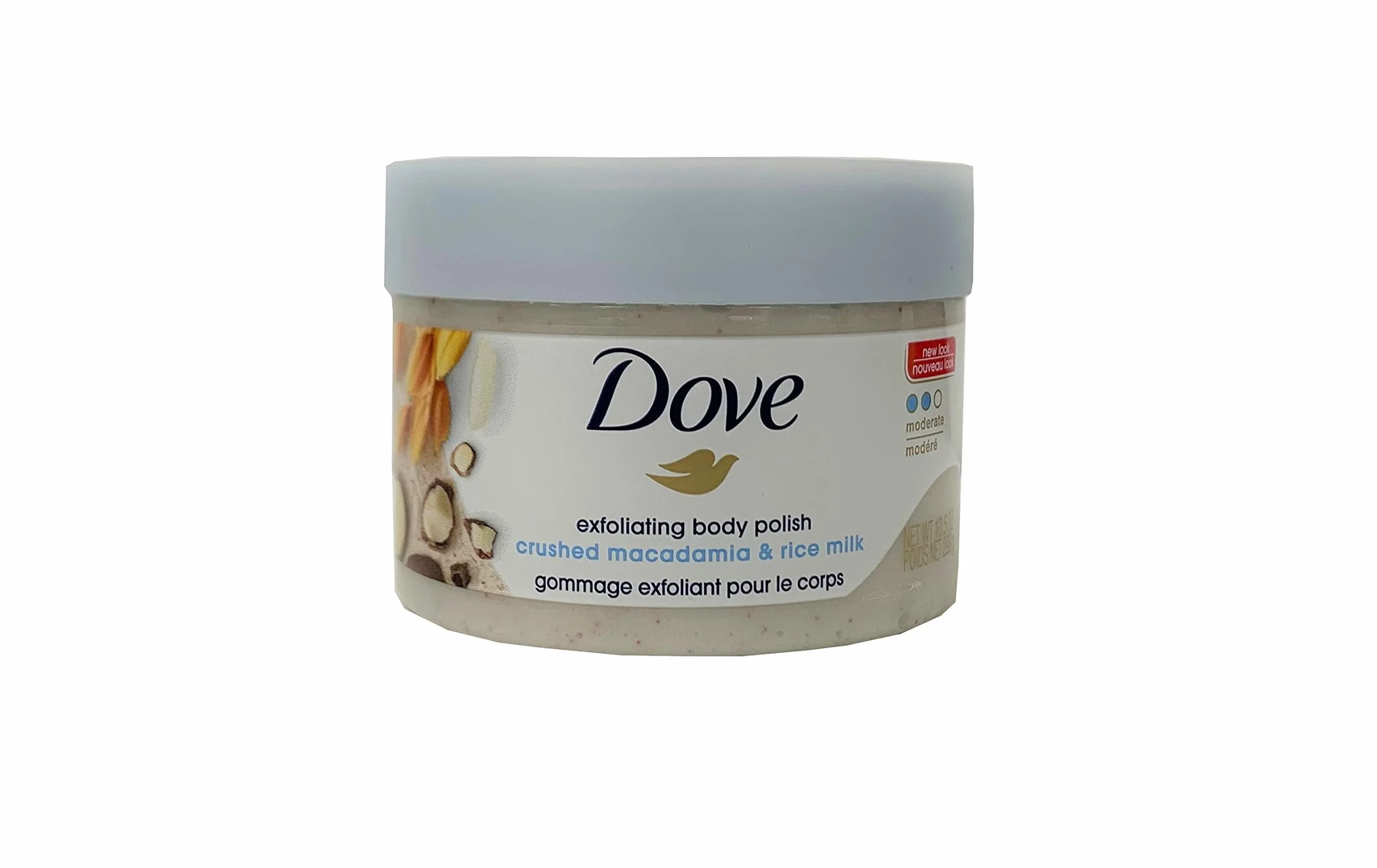 Dove Gommage Corps Macadamia et lait de riz 297,7 g lot de 2