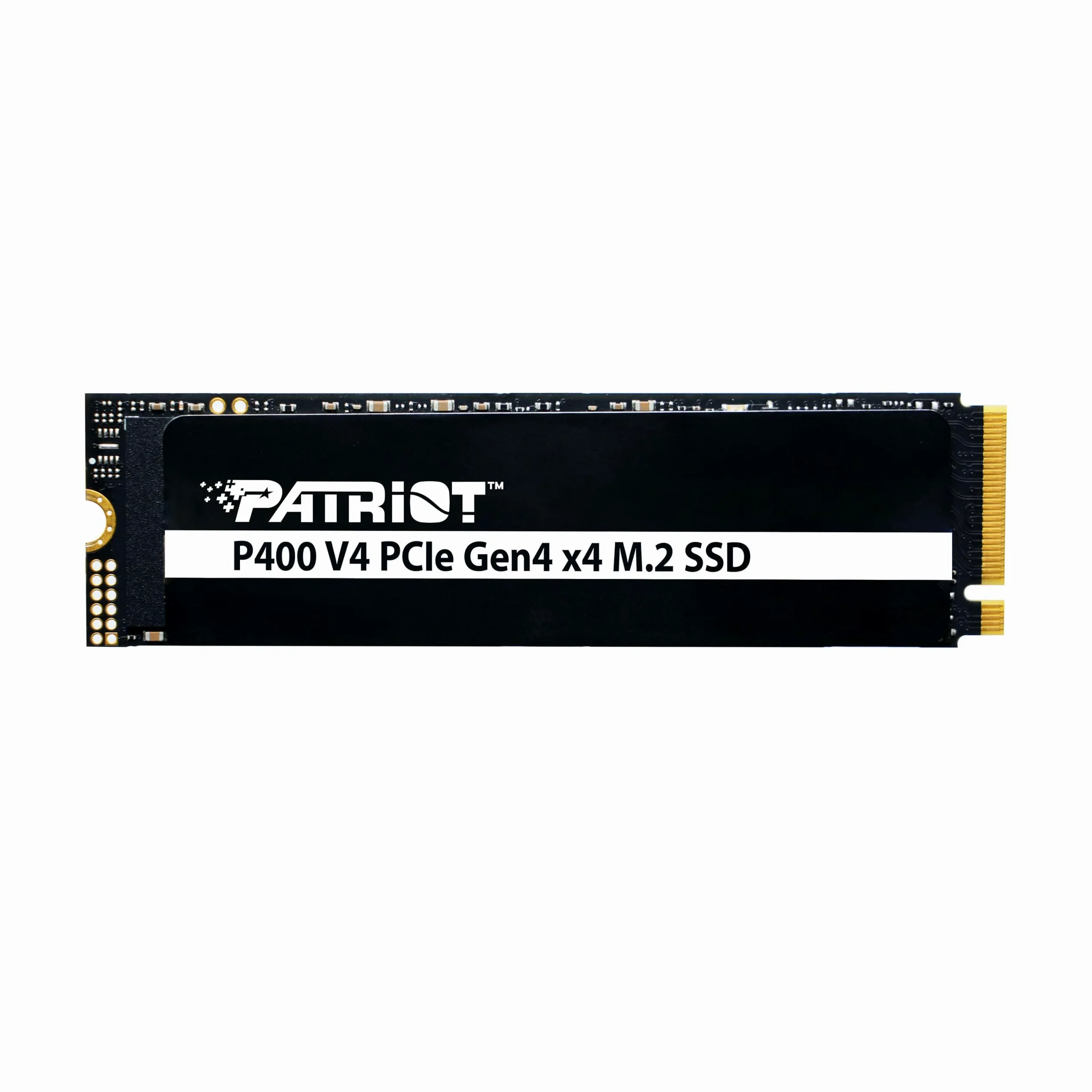 Patriot P400 V4 500GB Internal SSD - NVMe PCIe Gen 4x4 - M.2 2280 - Sequential Read: Up to 5,000MB/s and Sequential Write: Up to 3,000MB/s - PS5 Compatible - Solid State Drive - P400VP500GM28H