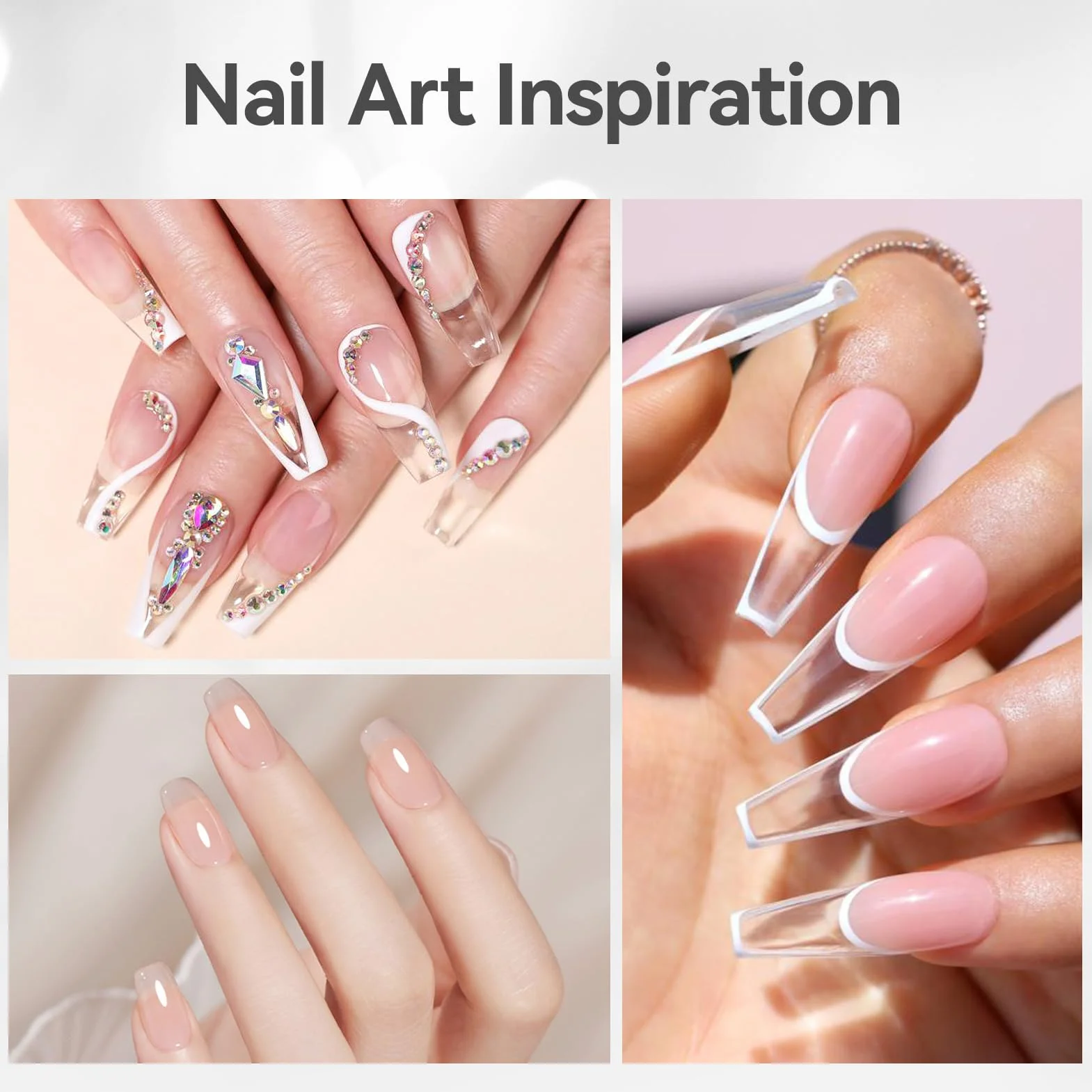 BORN PRETTY Gel Construction Ongle UV 15ML Builder Gel 8 en One UV/LED pour Nail Extension Manucure Renforcement