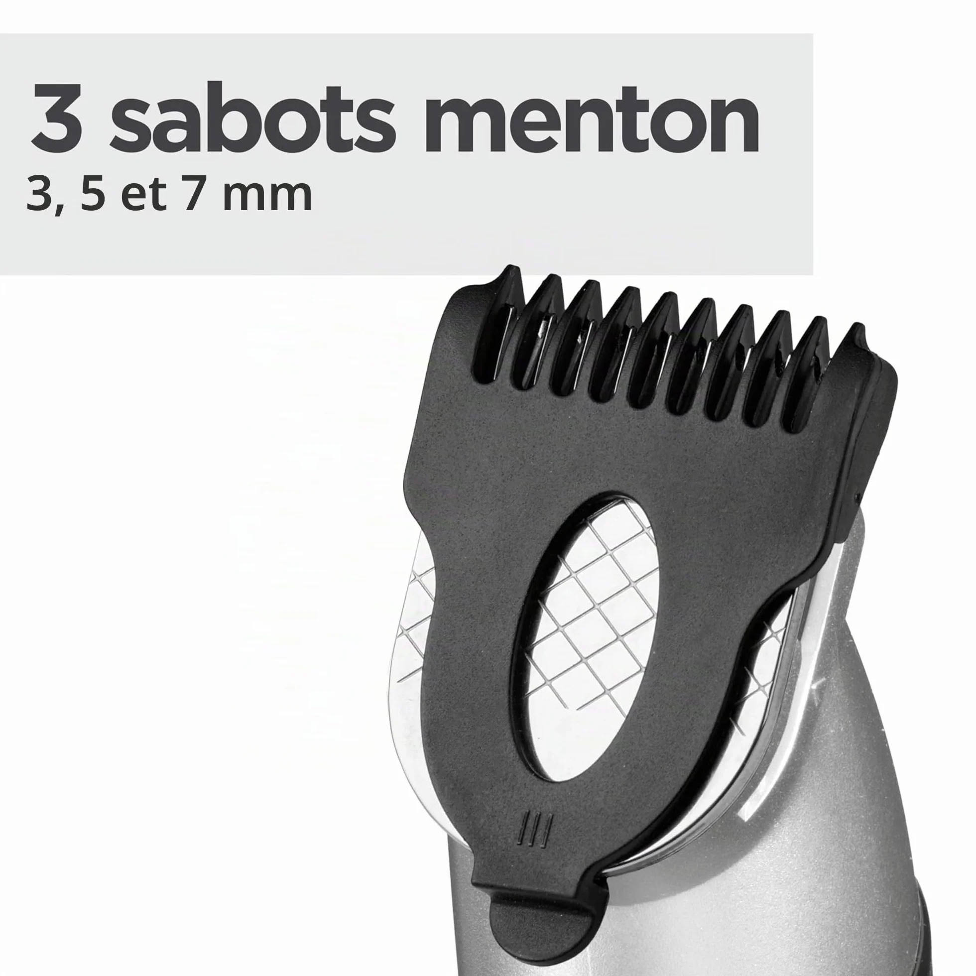 BaByliss Tondeuse Multi-usages Lithium Power 11-in-1 - Kit complet sans fil, barbe, cheveux, nez, oreilles, sourcils, Waterproof, Noir/Gris, MT812E