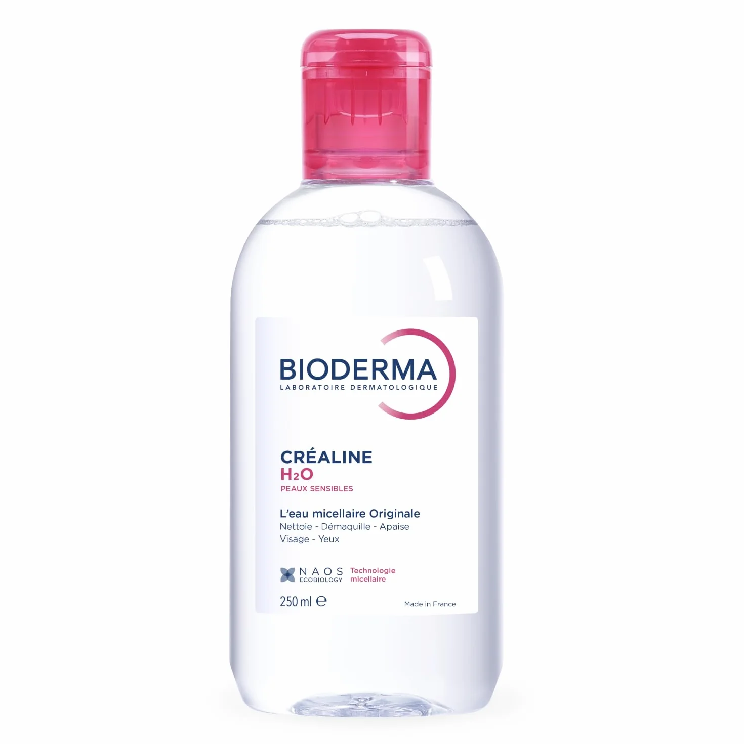 BIODERMA Créaline H2O L’eau micellaire originale nettoyante démaquillante 250 ml