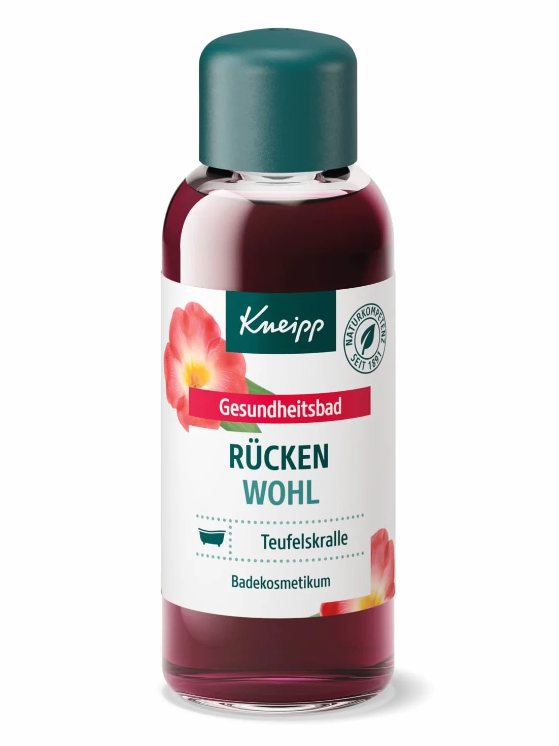 Kneipp Bain Sanitaire Pour Le Dos Huile de Bain Griffe du Diable Huiles Essentielles Lavande Cajeput 100 ml