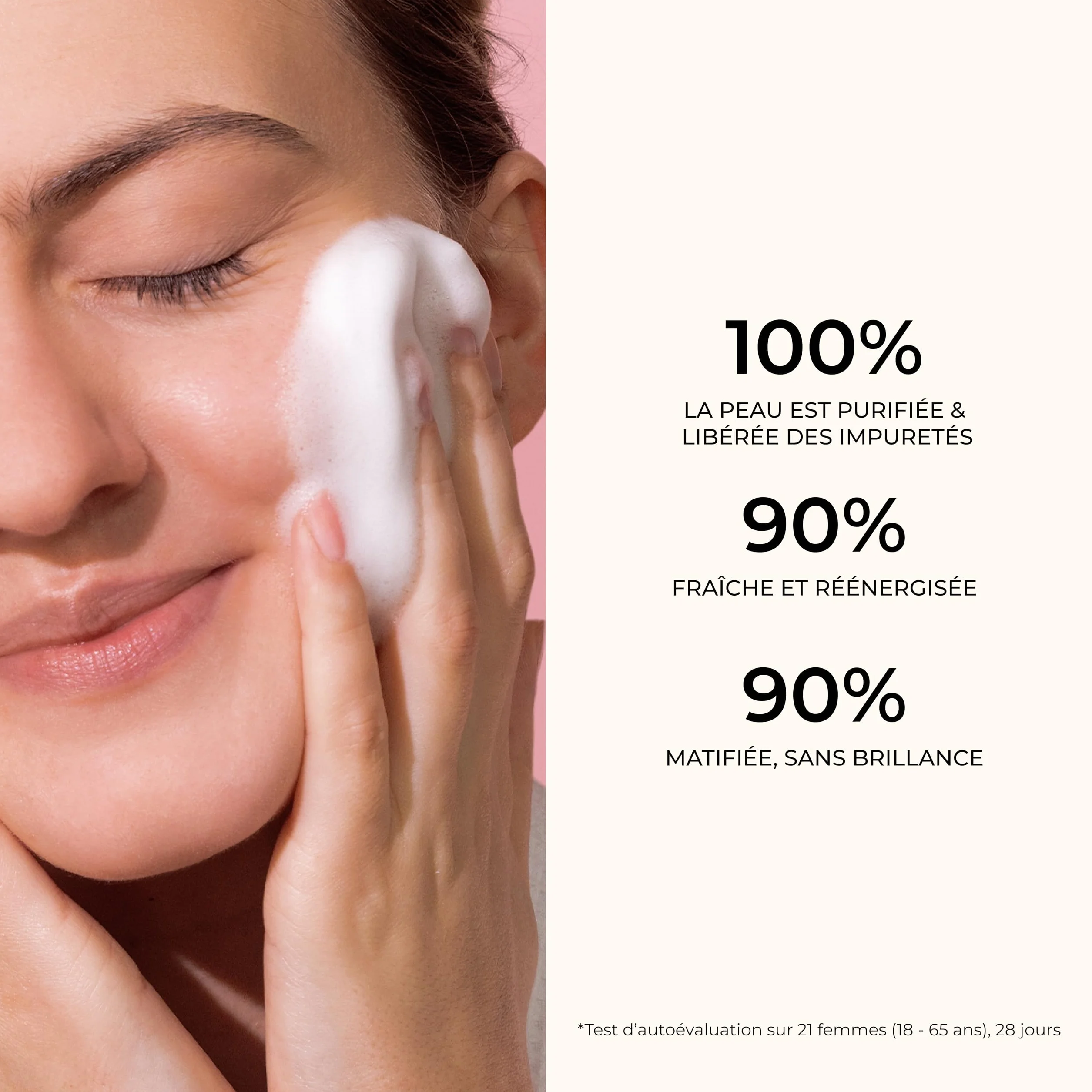Qiriness Mousse Nettoyante et Démaquillante Vitamine C 125 ml