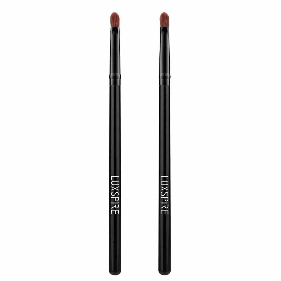 Luxspire Pinceaux à Lèvres Lot de 2 Noir Applicateurs Maquillage