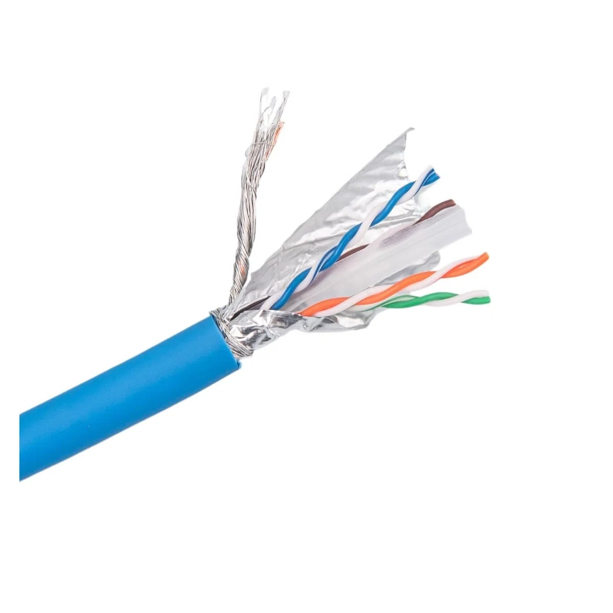 Câble de brassage réseau CAT6 S-FTP en vrac AWG28, multiconducteur, fils de cuivre multibrins(20m)