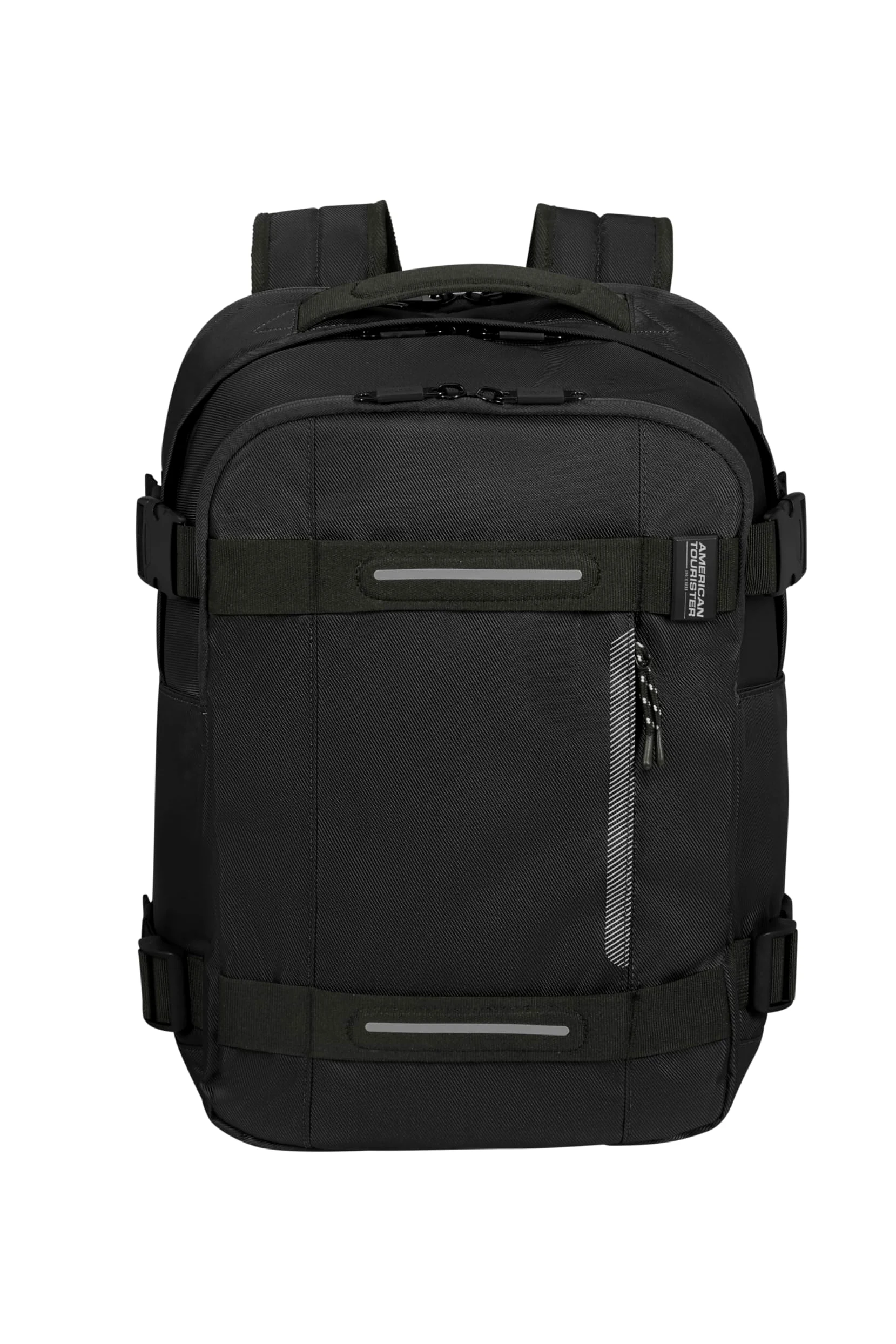 American Tourister Urban Track - Sac à Dos Ordinateur 15.6" – 45 cm, 29 L - 3 grands compartiments - Grande capacité - Ergonomique - Compartiment ordinateur rembourré - Noir (Asphalt Black)