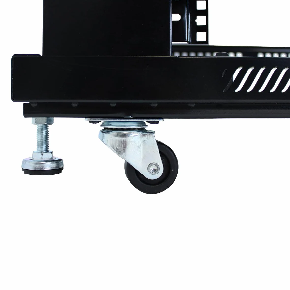 KIMEX - Baie de Brassage 19" 42U 600x600mm - Rack Serveur Informatique au Sol - Armoire Réseau 19 Pouces - Charge Max 800 kg - Cadre Ouvert - Ref 112-6642K2